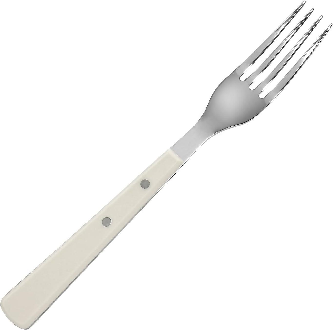 imageMartha Stewart Watercliffe 16 pc Flatware Set Stainless Steel wABS Handle Warm GreyWatercliffe Linen