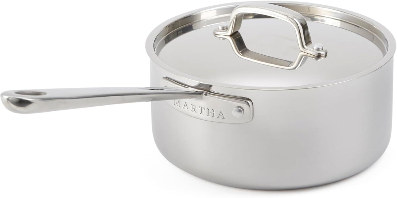 imageMartha by Martha Stewart Triply Stainless Steel 16 Roasting Pan wFlat RackStainless Steel