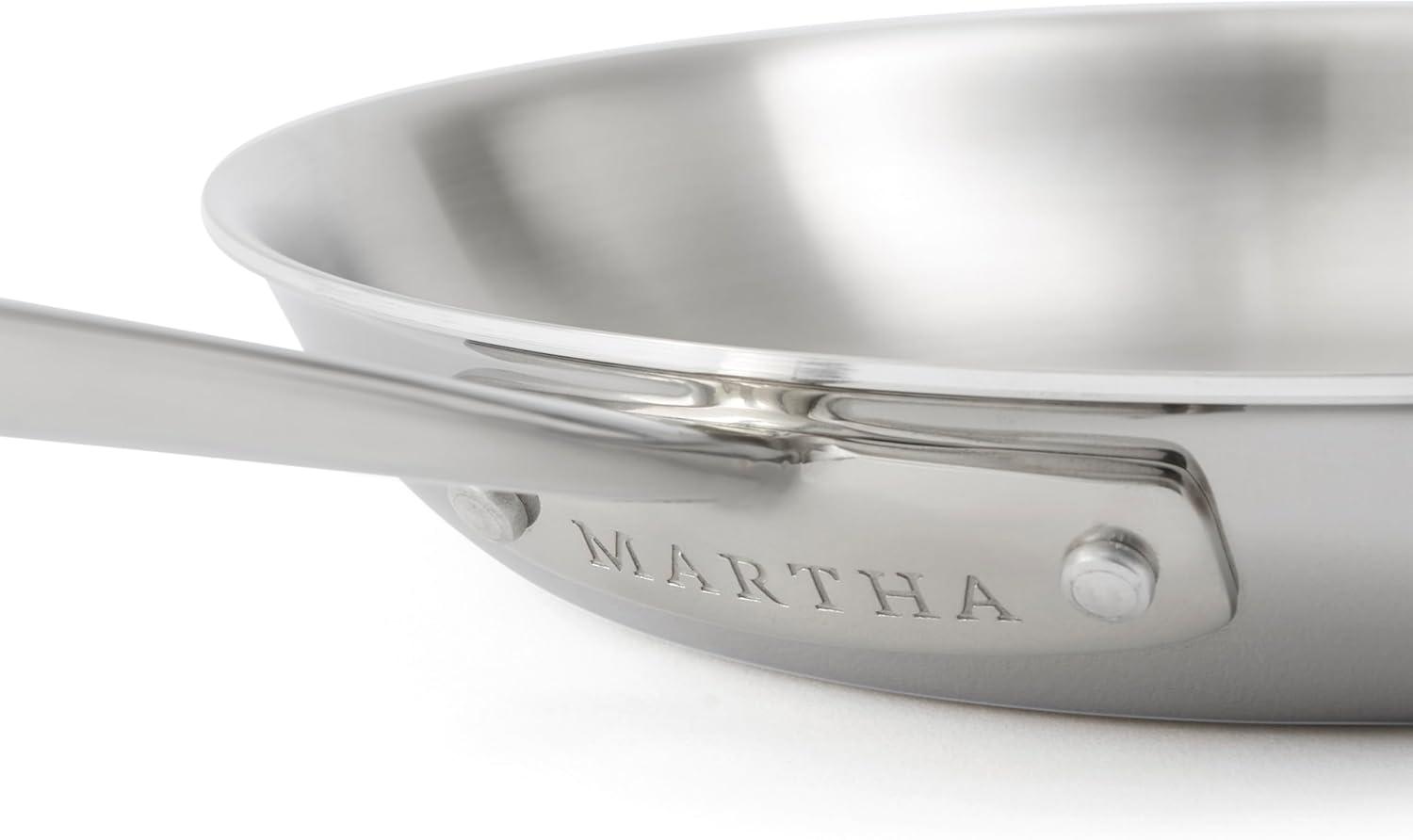 imageMartha by Martha Stewart Triply Stainless Steel 16 Roasting Pan wFlat RackStainless Steel