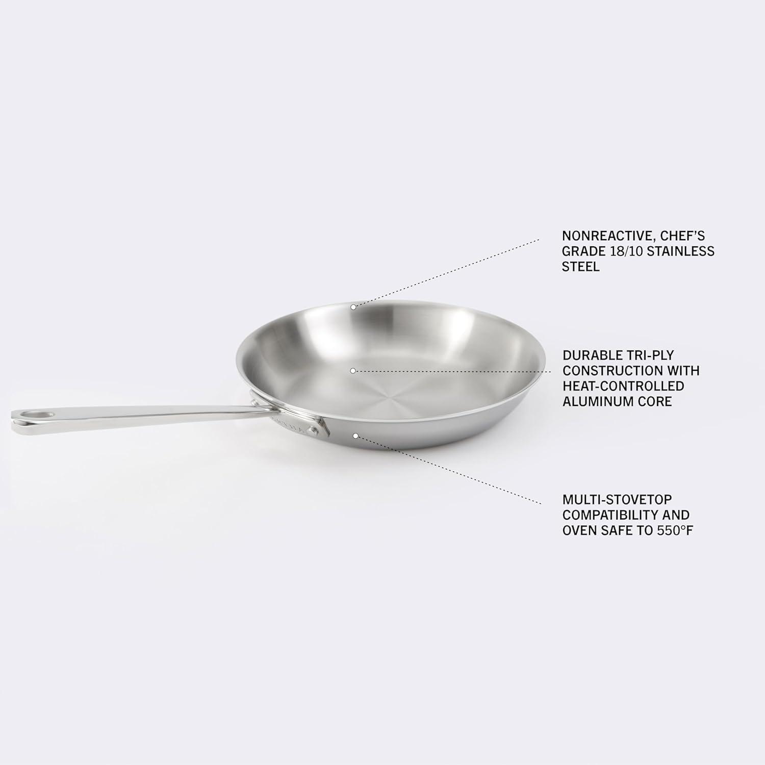 imageMartha by Martha Stewart Triply Stainless Steel 16 Roasting Pan wFlat RackStainless Steel