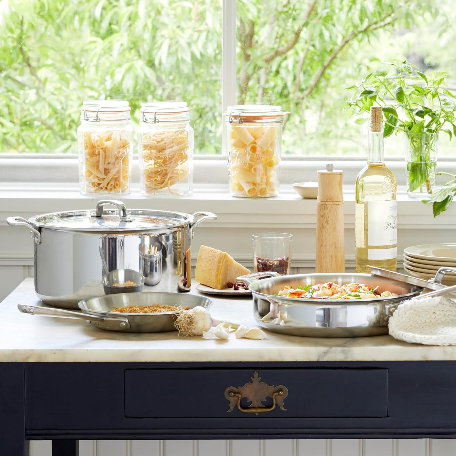 imageMartha by Martha Stewart Triply Stainless Steel 16 Roasting Pan wFlat RackStainless Steel