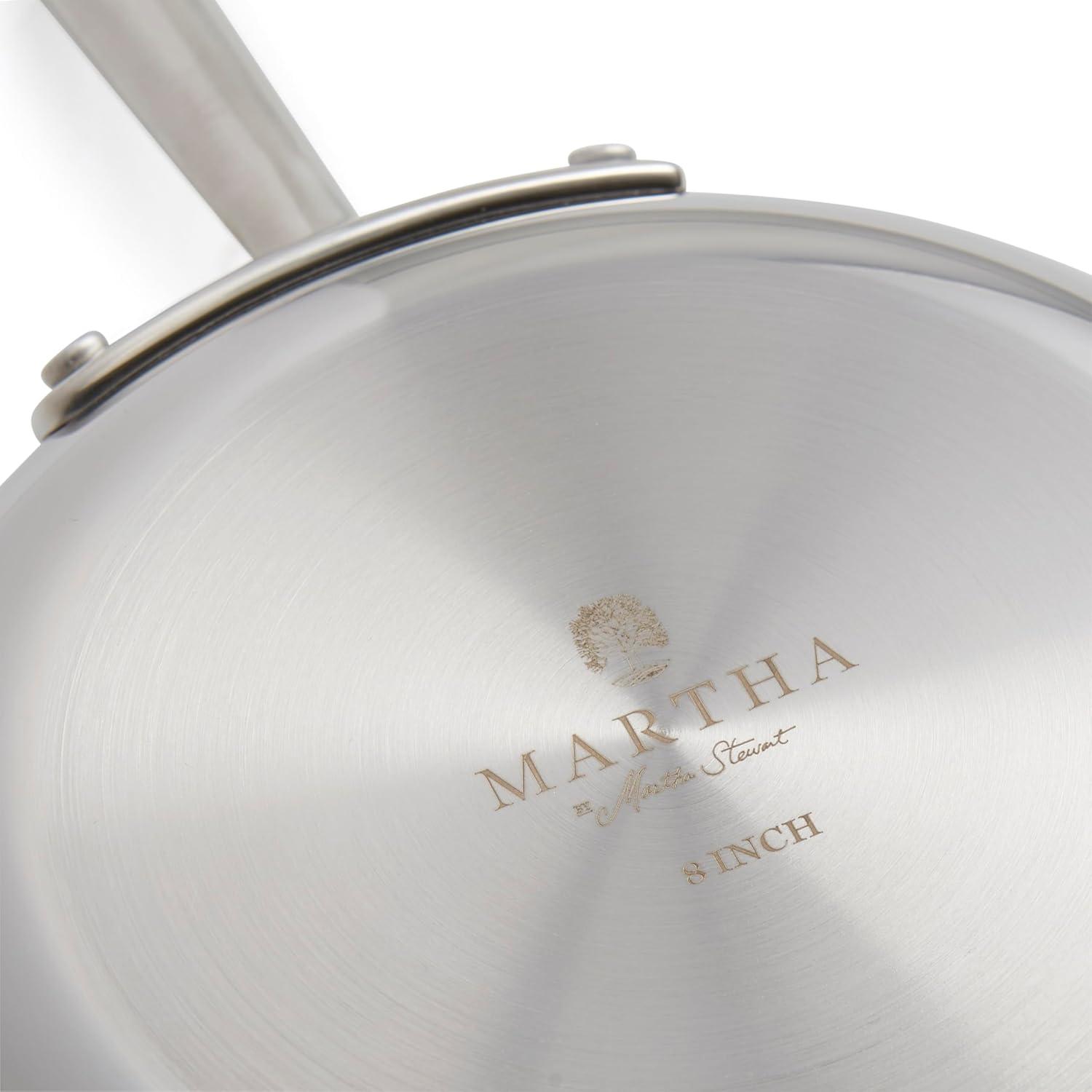 imageMartha by Martha Stewart Triply Stainless Steel 16 Roasting Pan wFlat RackStainless Steel