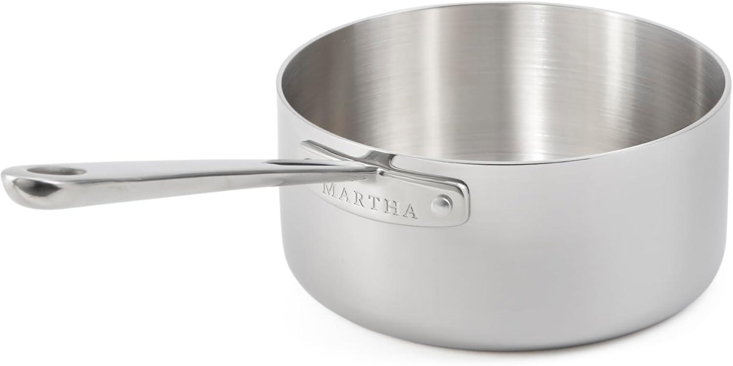imageMartha by Martha Stewart Triply Stainless Steel 16 Roasting Pan wFlat RackStainless Steel