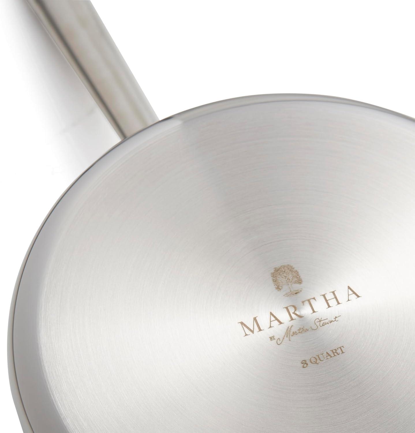 imageMartha by Martha Stewart Triply Stainless Steel 16 Roasting Pan wFlat RackStainless Steel
