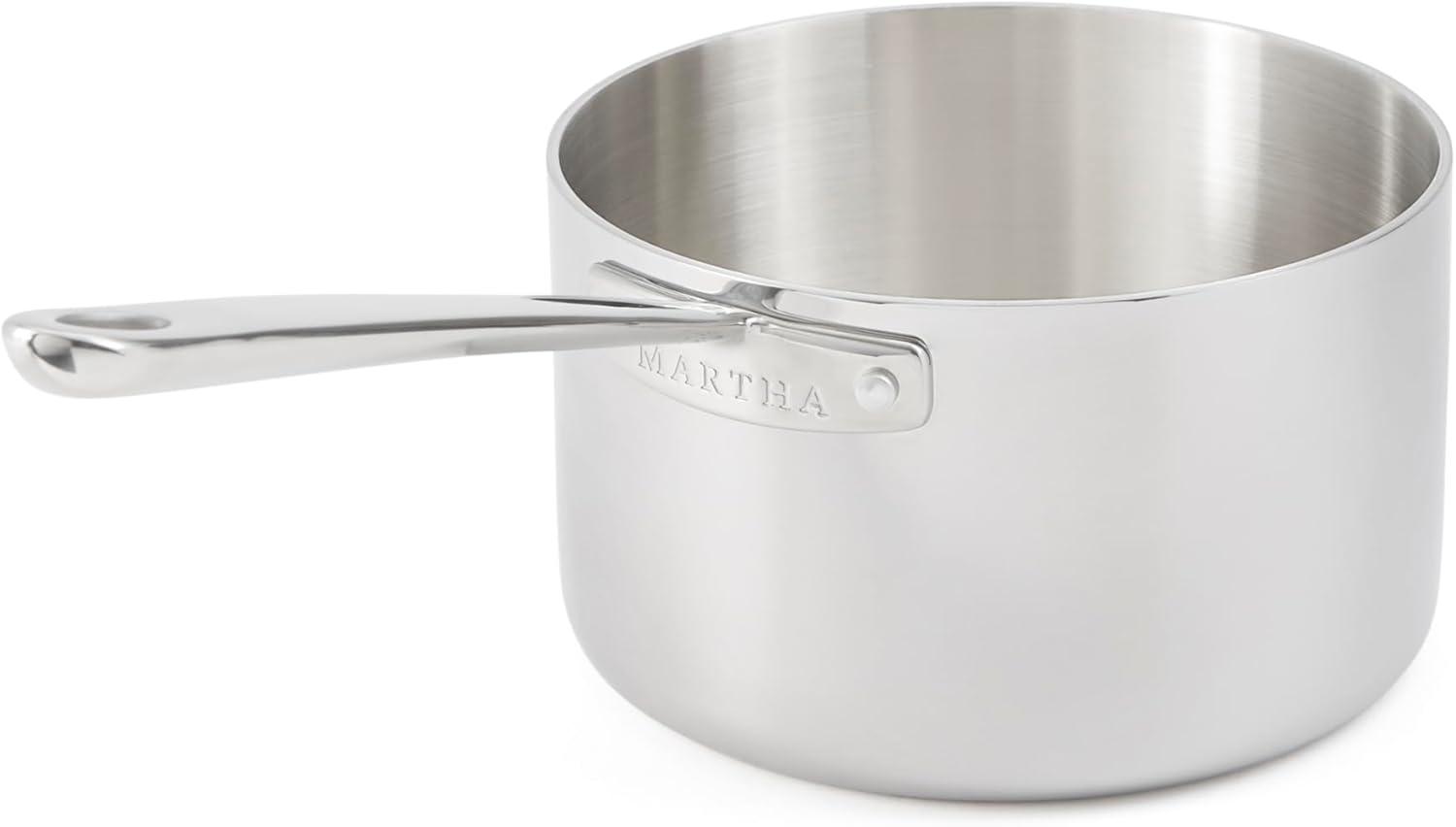 imageMartha by Martha Stewart Triply Stainless Steel 16 Roasting Pan wFlat RackStainless Steel