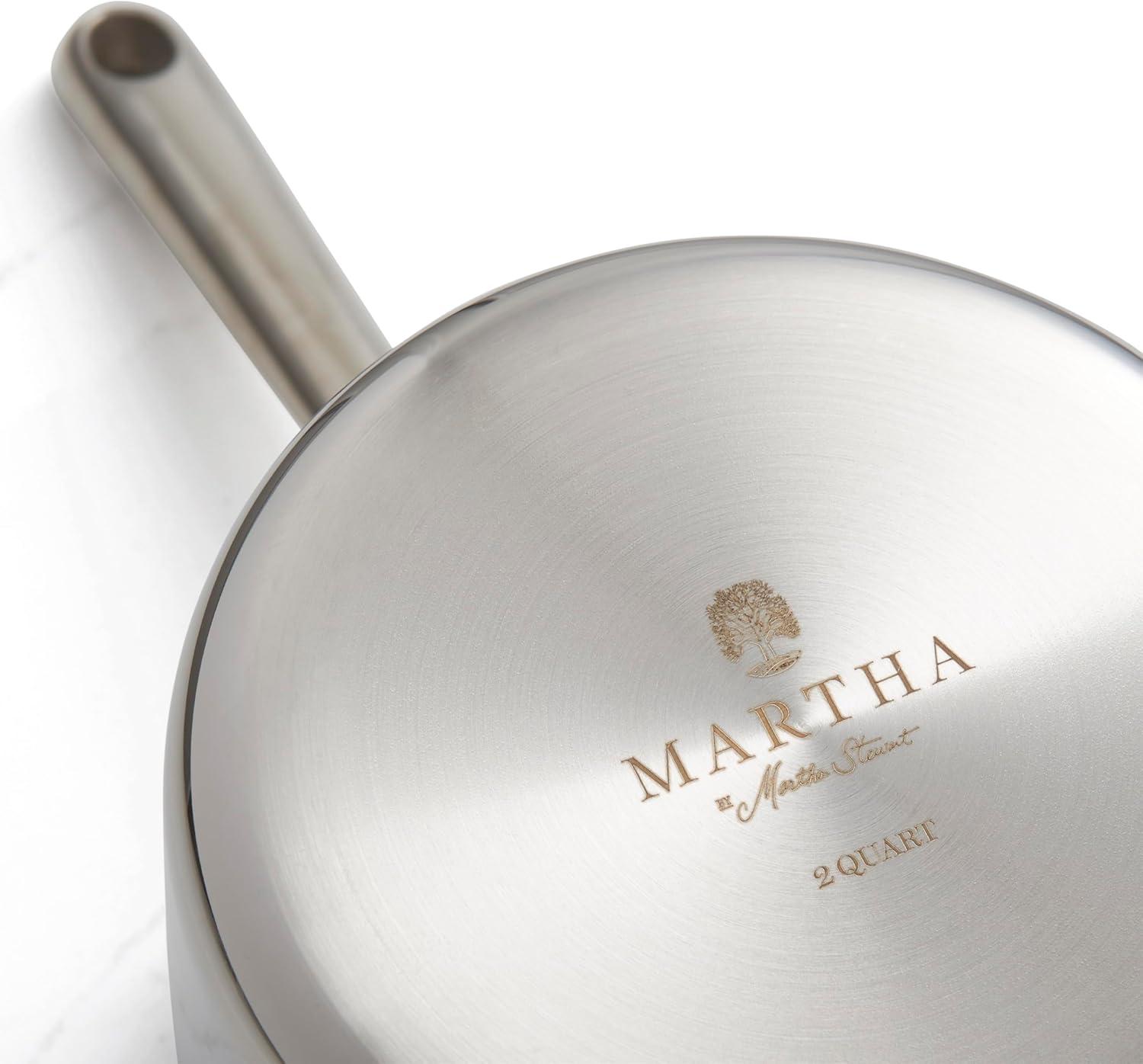 imageMartha by Martha Stewart Triply Stainless Steel 16 Roasting Pan wFlat RackStainless Steel
