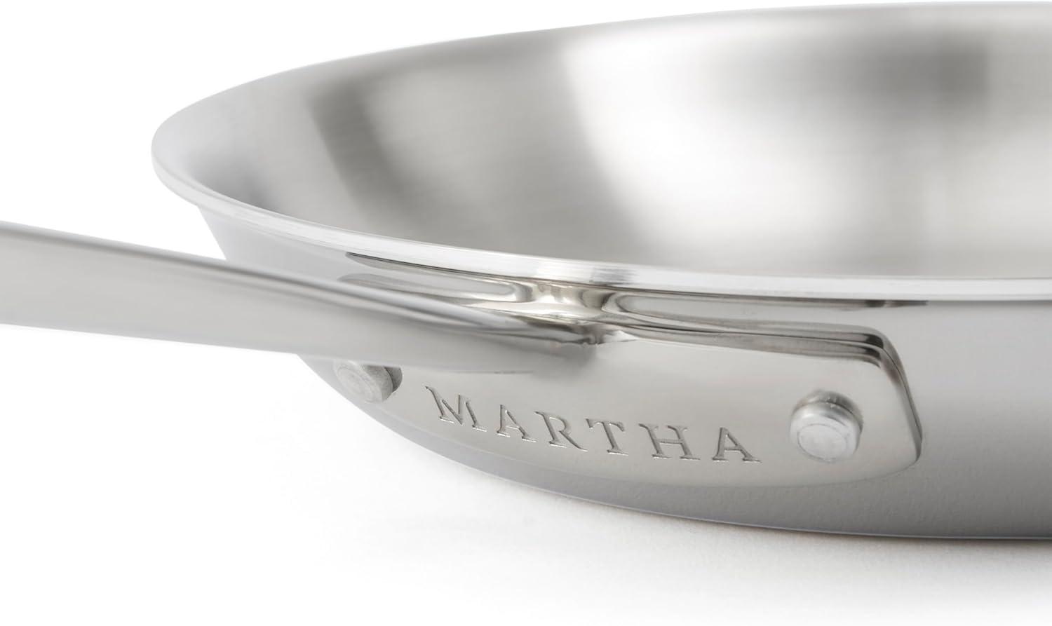 imageMartha by Martha Stewart Triply Stainless Steel 16 Roasting Pan wFlat RackStainless Steel