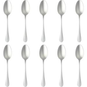 Martha Stewart Watercliffe 16 pc Flatware Set Stainless Steel w/ABS Handle – Warm Grey(Alness (Mirror Polish))