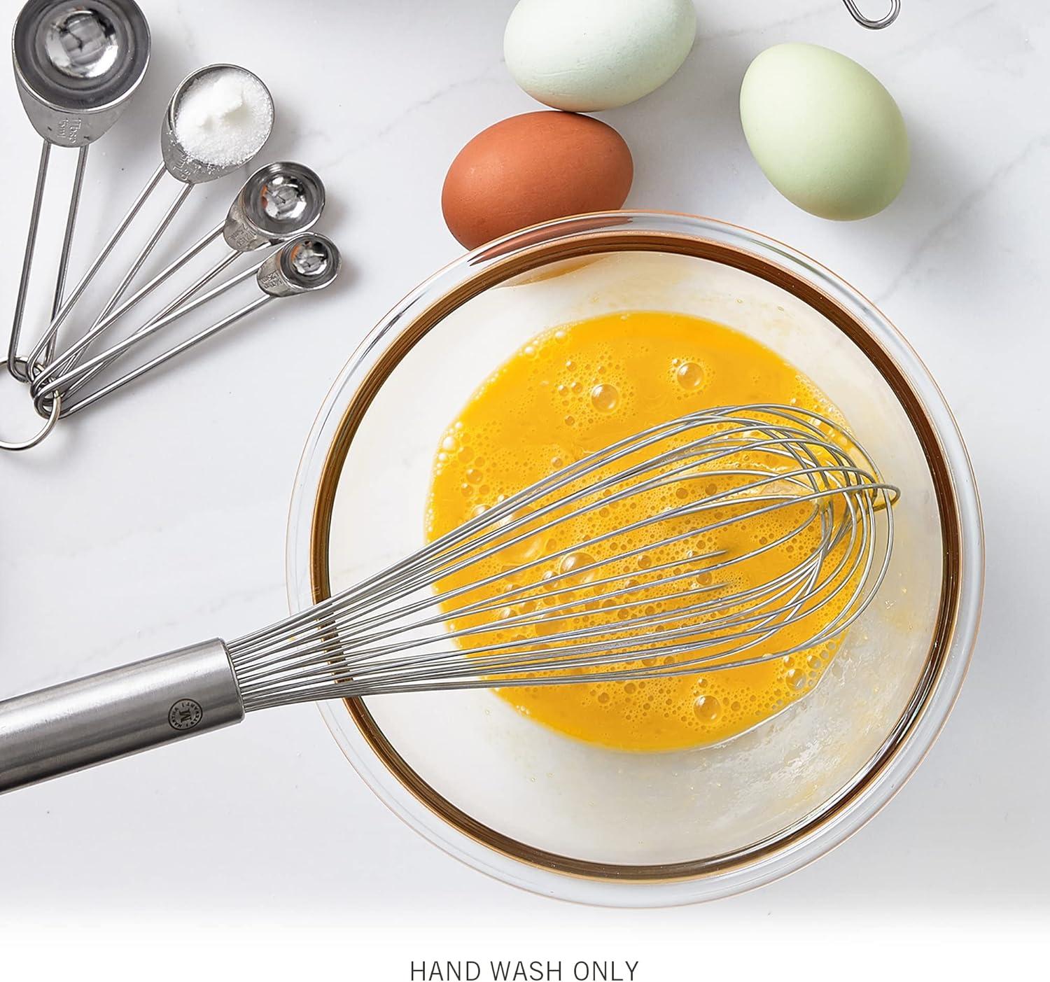 imageMartha Stewart Richburn 12Inch Stainless Steel Balloon Whisk Satin Finish Durable Kitchen Whisk for Mixing and Whipping12 Balloon Whisk