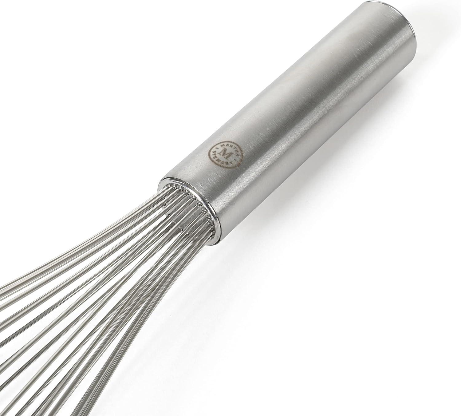 imageMartha Stewart Richburn 12Inch Stainless Steel Balloon Whisk Satin Finish Durable Kitchen Whisk for Mixing and Whipping12 Balloon Whisk