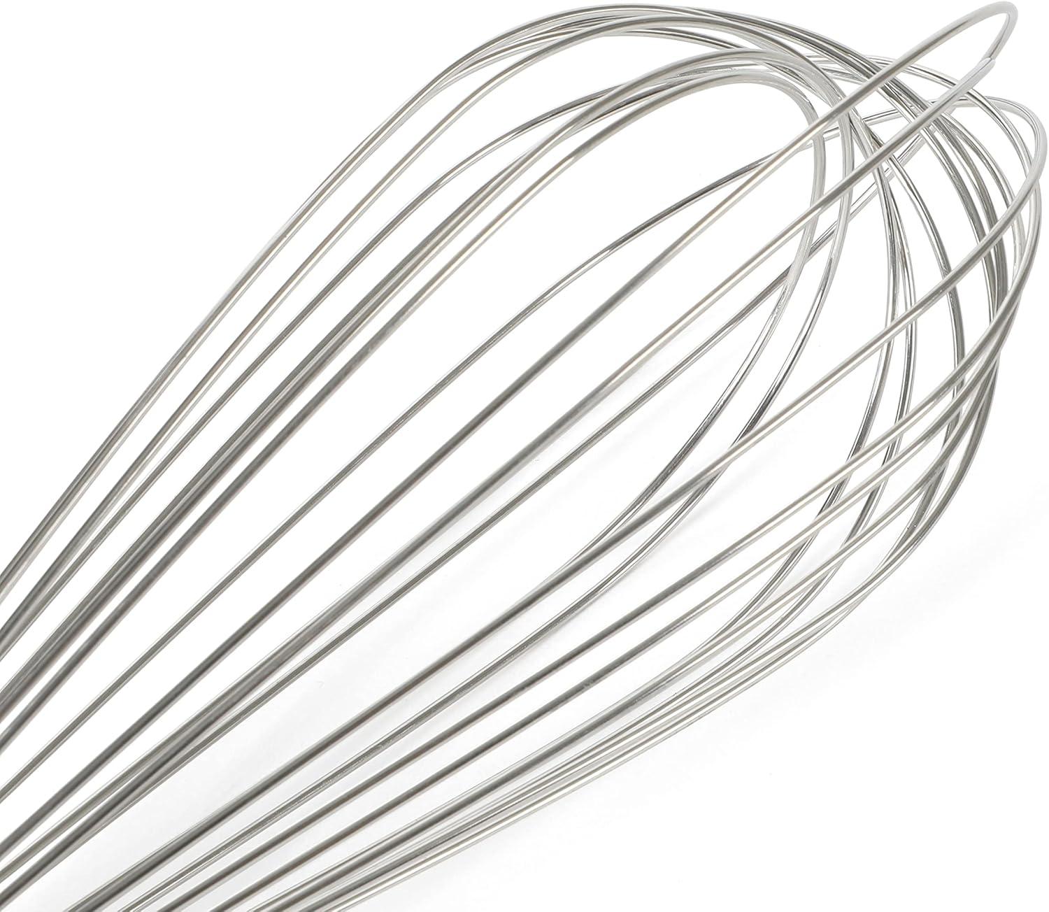imageMartha Stewart Richburn 12Inch Stainless Steel Balloon Whisk Satin Finish Durable Kitchen Whisk for Mixing and Whipping12 Balloon Whisk