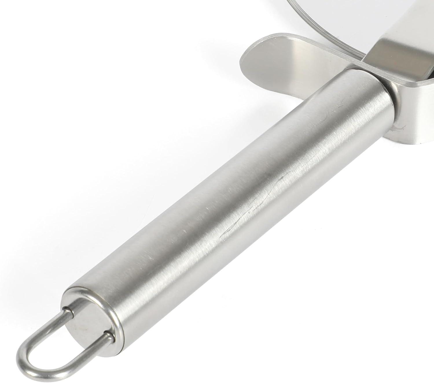imageMartha Stewart Richburn 4Inch Professional Stainless Steel Pizza Cutter Sharp and Durable Kitchen Tool for Easy Slicing