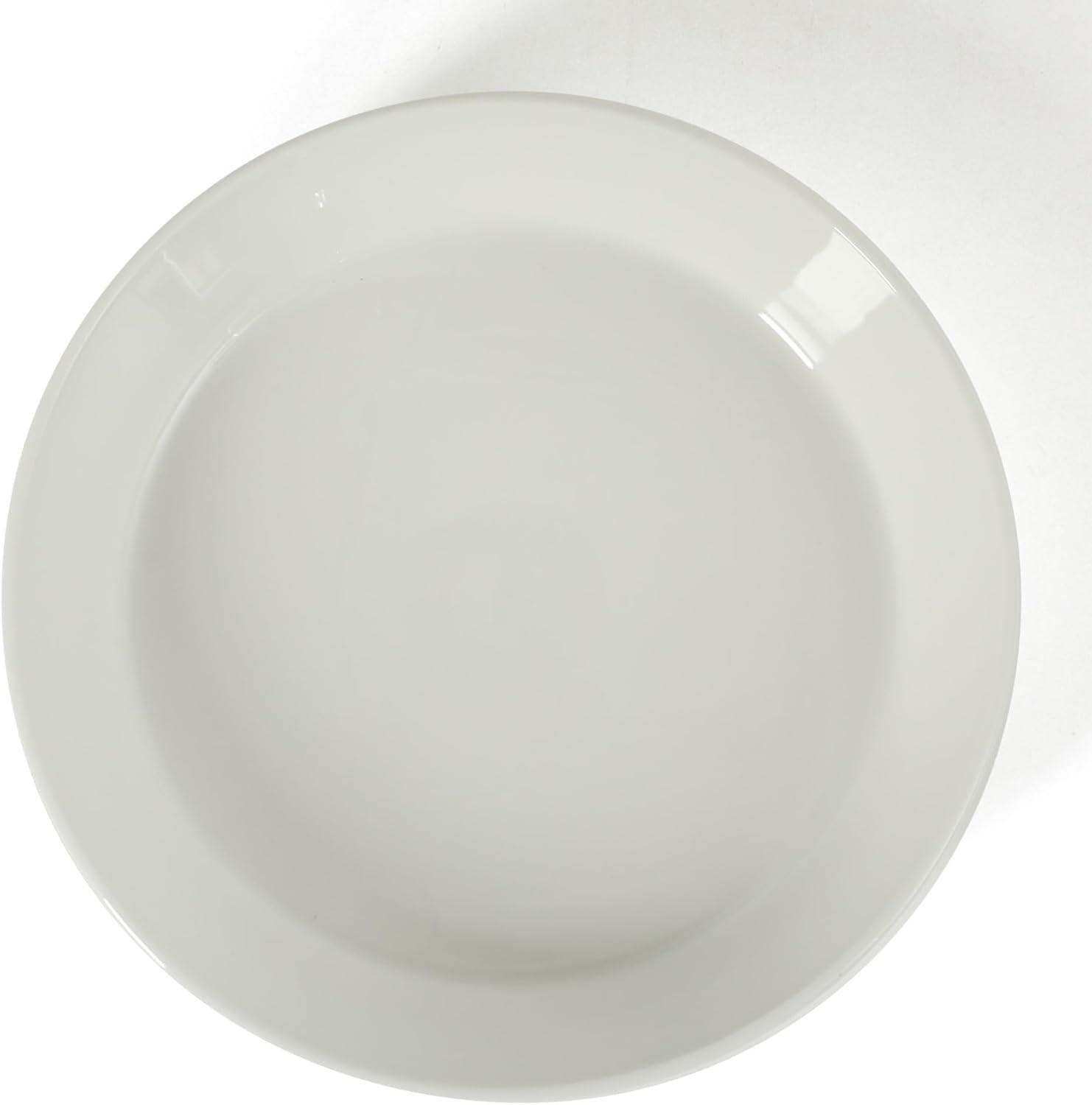 imageMartha Stewart Selma Chip amp Scratch Resistant Dinnerware Set Service for 4 16pcs White Plates and Bowls Durable Dishwasher and Microwave Safe Dishes Set for Everyday UseWhite Pasta Bowls