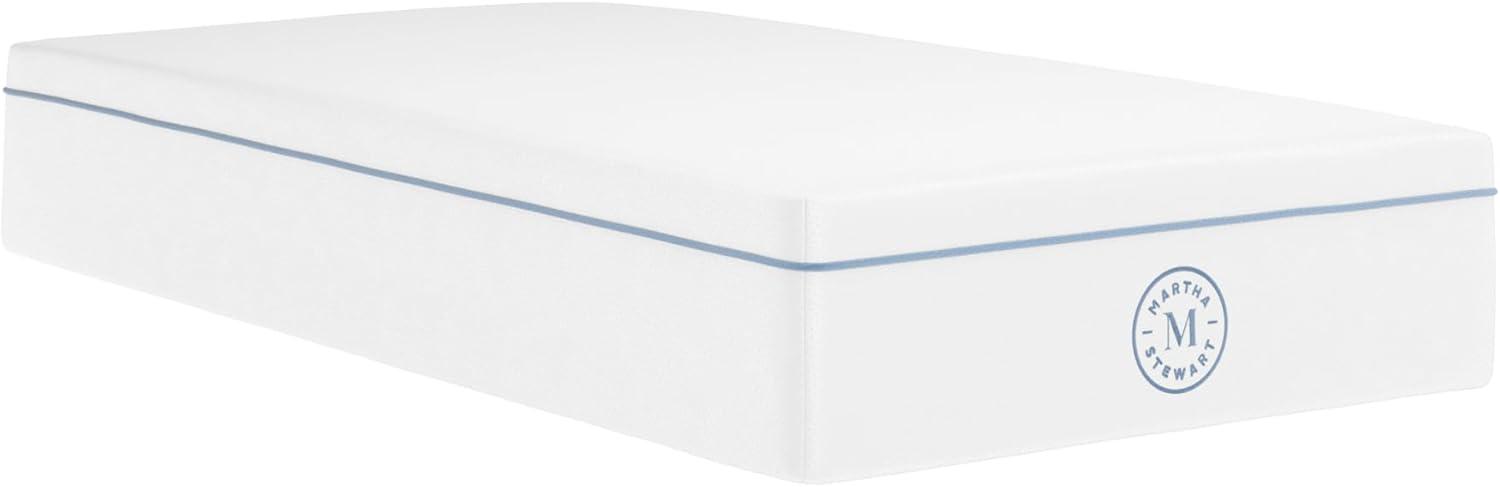 imageMartha Stewart SleepComplete Queen Mattress in a Box MediumFirm Pocket Spring and Foam Hybrid Mattress DualAction Cooling 5Zones Coolweave Cover12 WhiteTwin