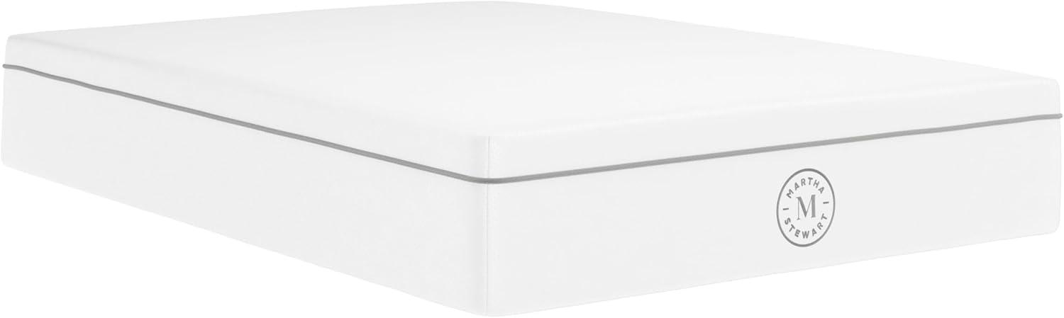 imageMartha Stewart SleepComplete Queen Mattress in a Box MediumFirm Pocket Spring and Foam Hybrid Mattress DualAction Cooling 5Zones Coolweave Cover12 WhiteFull