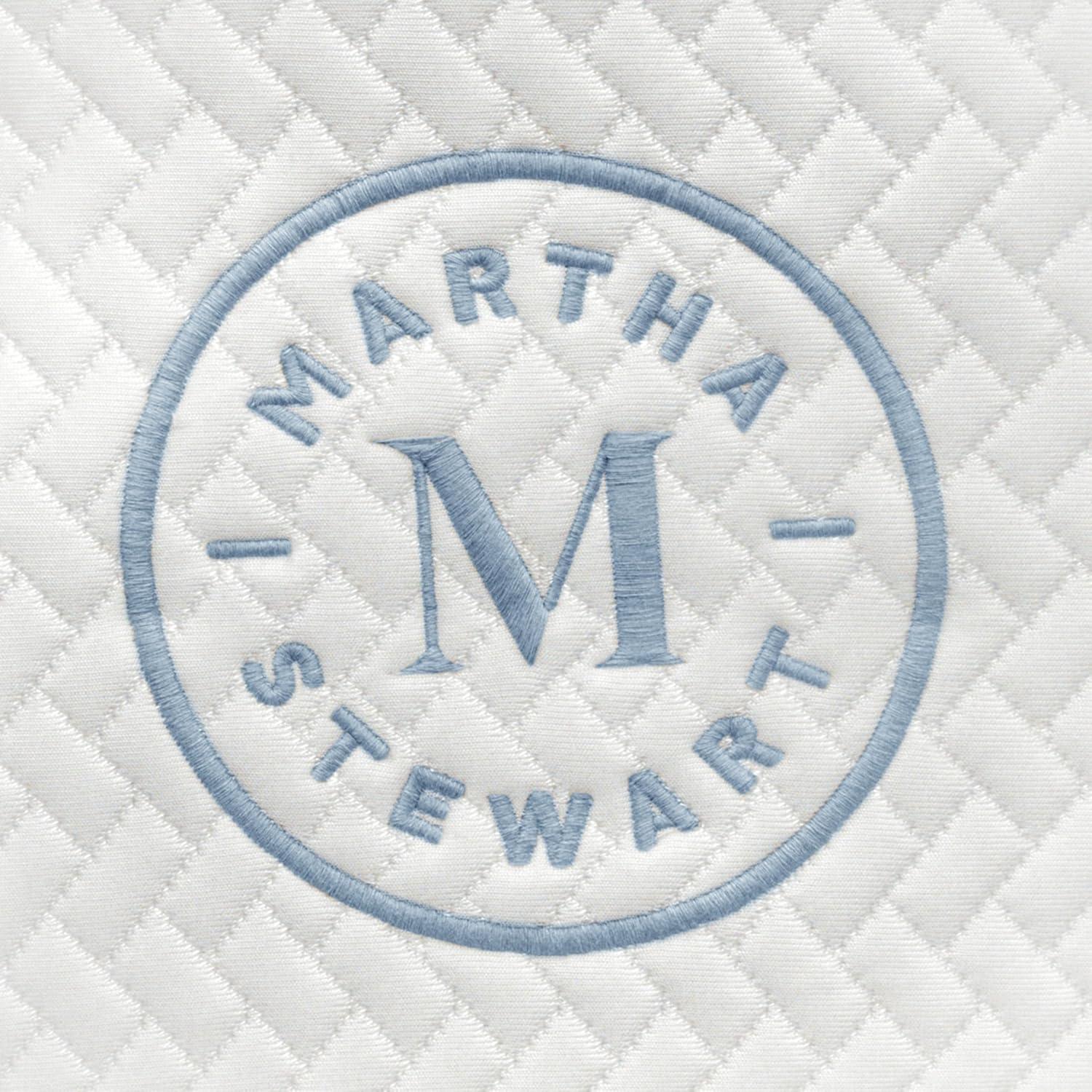 imageMartha Stewart SleepComplete Queen Mattress in a Box MediumFirm TripleAction Cooling Gel Memory Foam Mattress Removable Coolweave Jacquard Cover 12 WhiteKing