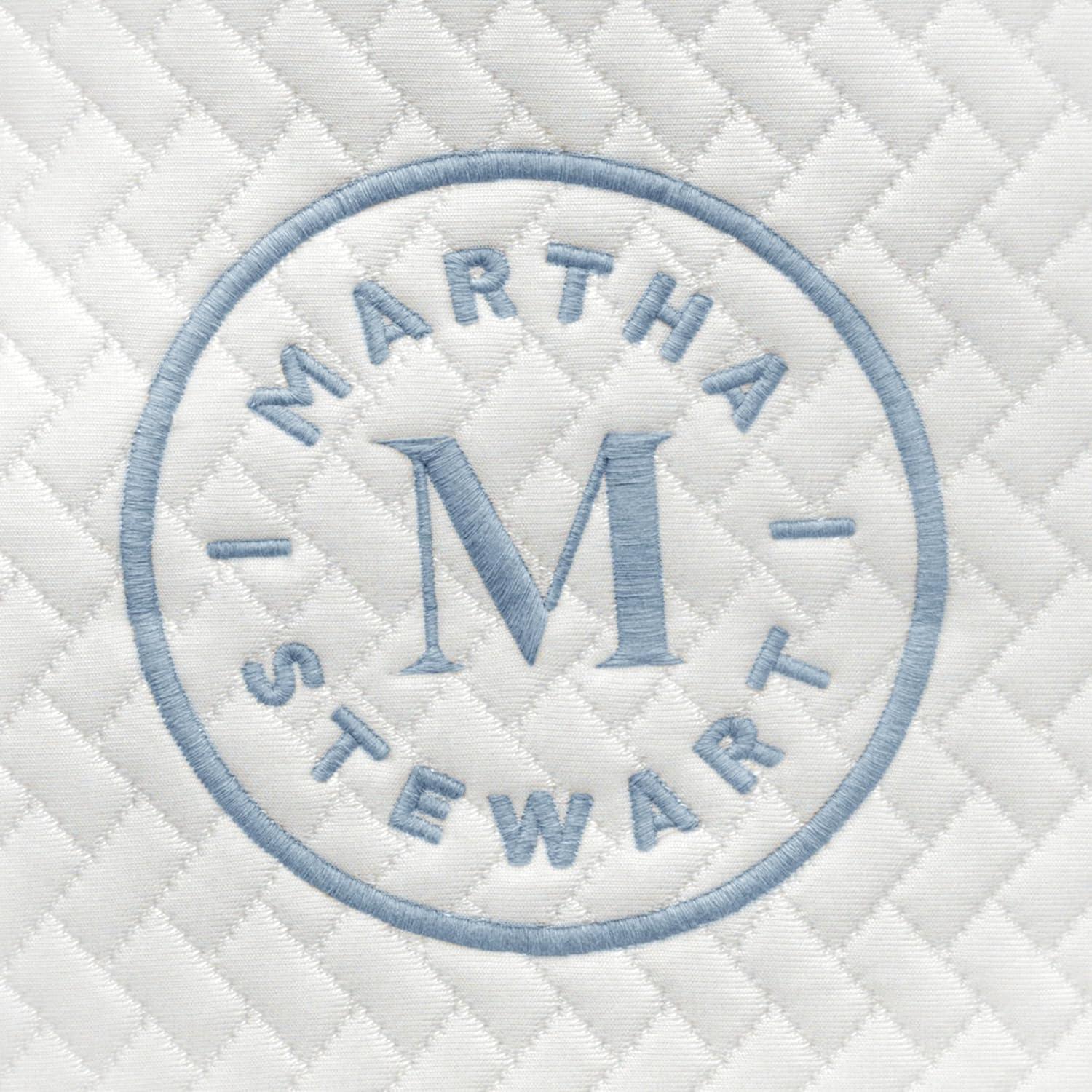 imageMartha Stewart SleepComplete Queen Mattress in a Box MediumFirm TripleAction Cooling Gel Memory Foam Mattress Removable Coolweave Jacquard Cover 12 WhiteFull