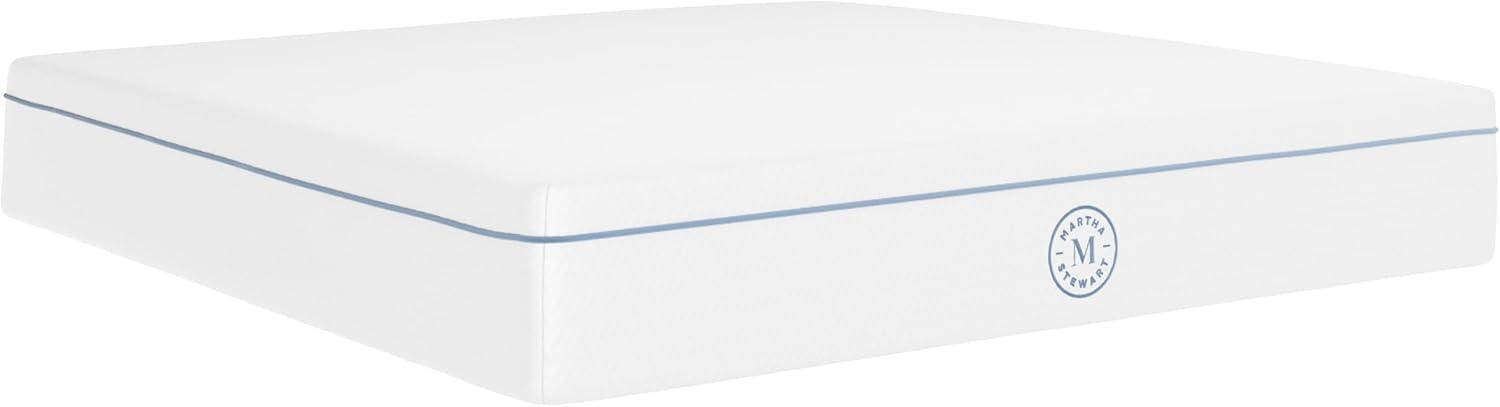 imageMartha Stewart SleepComplete Queen Mattress in a Box MediumFirm TripleAction Cooling Gel Memory Foam Mattress Removable Coolweave Jacquard Cover 12 WhiteKing