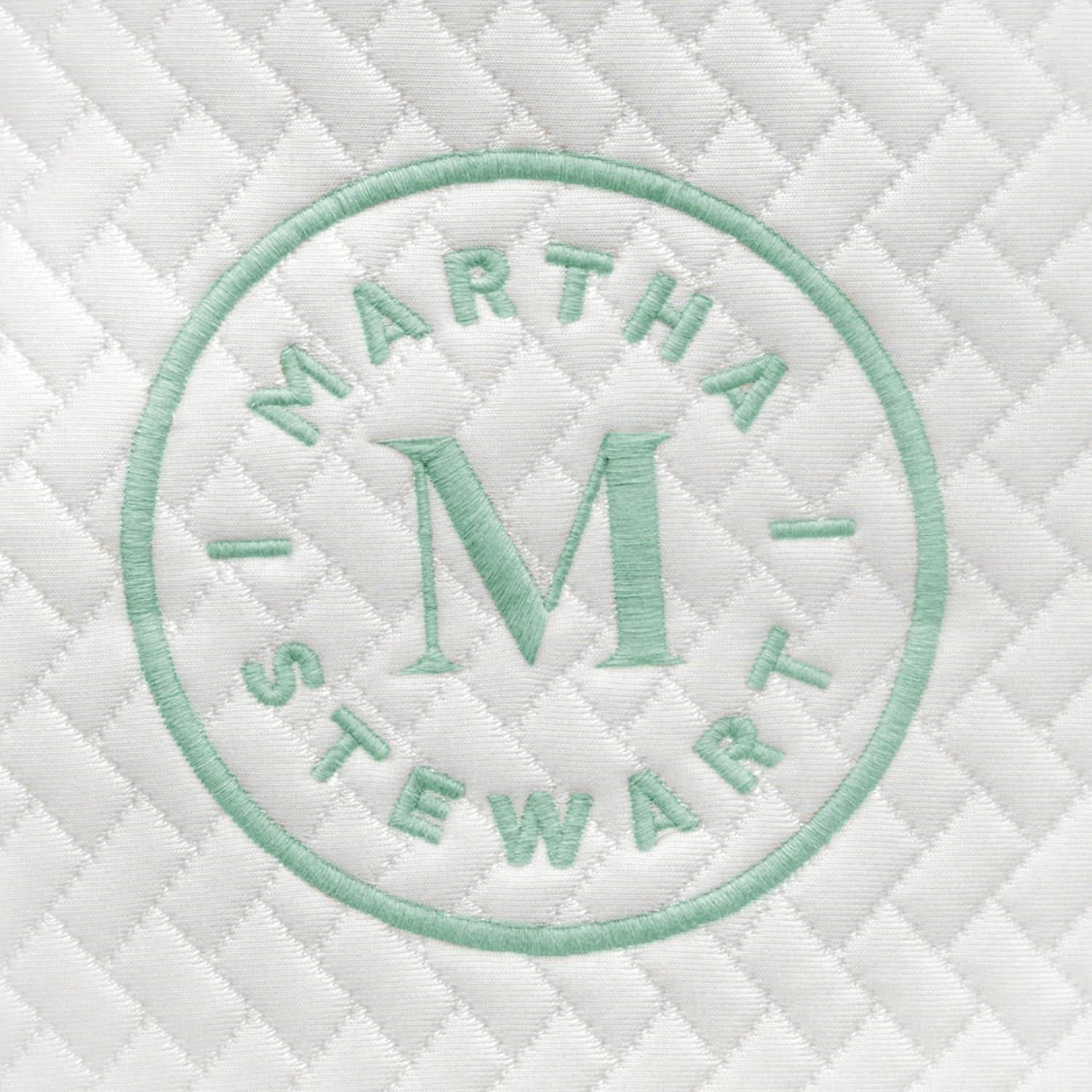 imageMartha Stewart SleepComplete Queen Mattress in a Box MediumFirm TripleAction Cooling Gel Memory Foam Mattress Removable Coolweave Jacquard Cover 12 WhiteFull