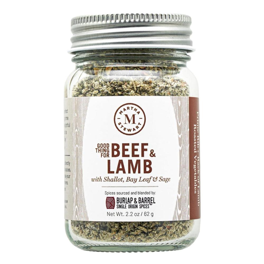 imageMartha Stewart Seafood amp Chicken Seasoning Bright Zesty amp Irresistible A Handcrafted Blend of SingleOrigin Spices from Burlap amp Barrel Perfect for Fish Shellfish amp Poultry 23 oz Glass JarBeef Lamb