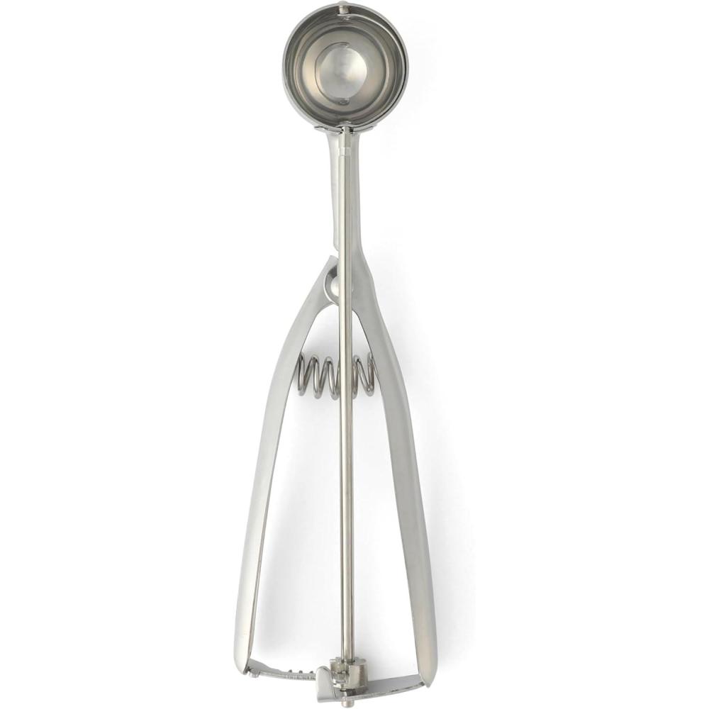 imageMartha Stewart Sprucedale 15Inch Stainless Steel Ice Cream Scooper  Durable Kitchen Scoop with Comfortable Handle for Perfect Portions
