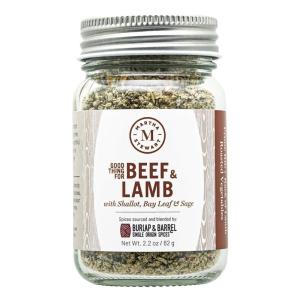 Martha Stewart 7-Spice Gift Set – 7 Single Origin Spices including Martha’s Pork & Poultry Seasoning – single origin herbs and spices from Burlap & Barrel. Includes Cinnamon, Vanilla, & More – 7 Full Size Jars(Beef & Lamb)