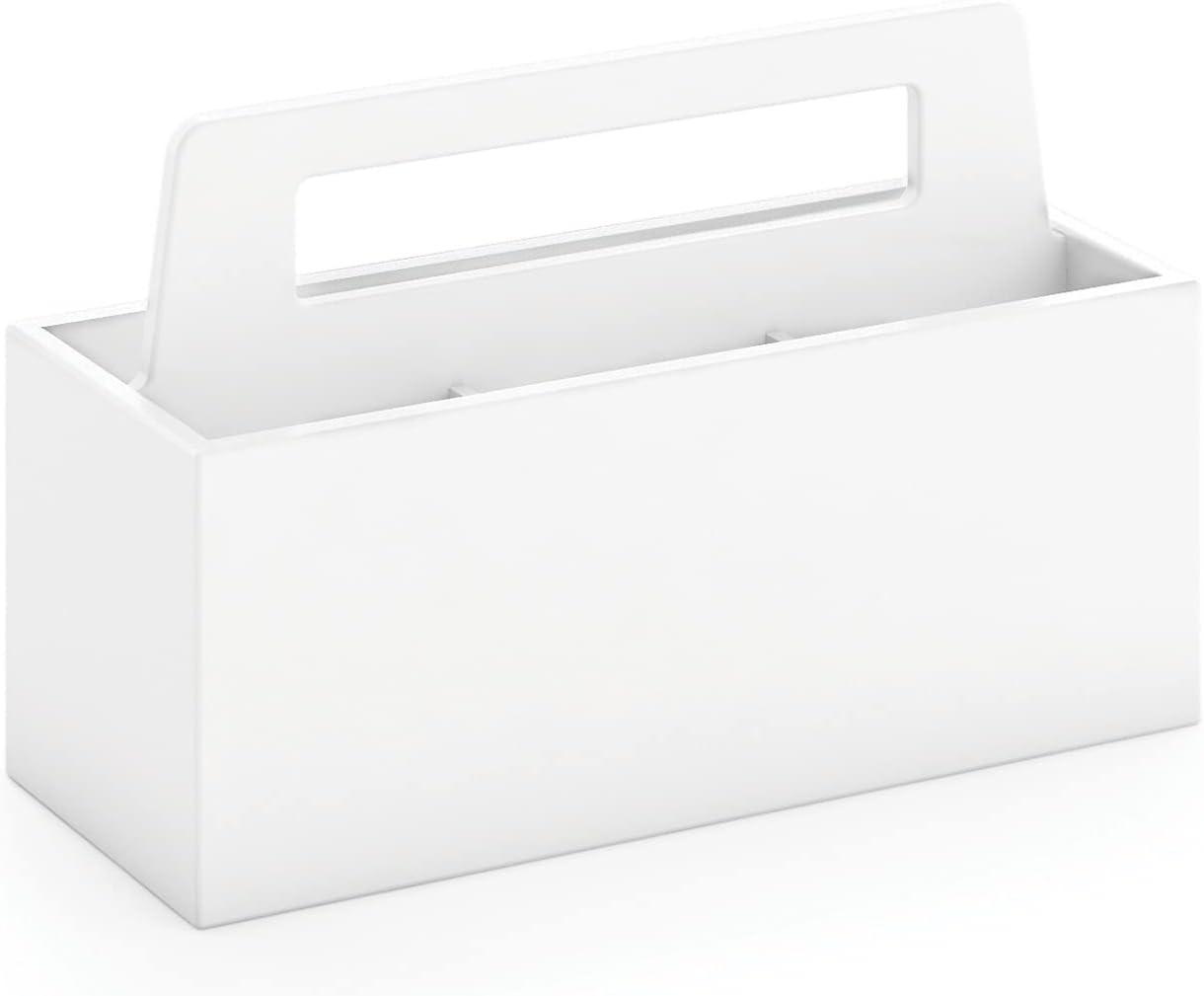 imageMartha Stewart Crafting Kids Wall Caddy Linen White Arts and Crafts Supply Storage Lightweight Wooden CaddyLinen White