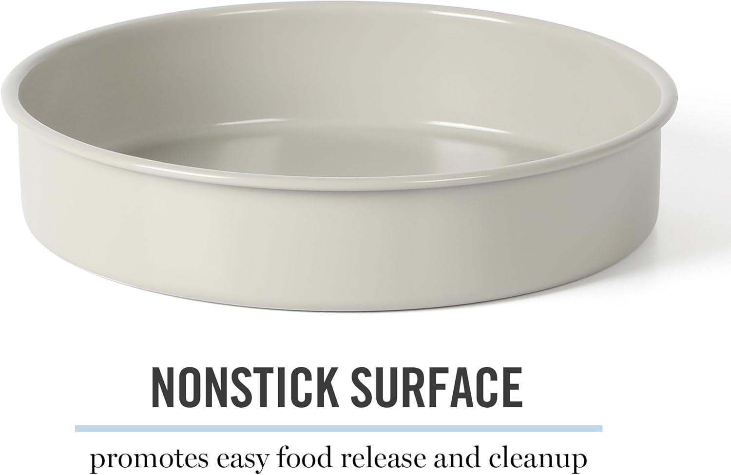 imageMartha Stewart Gallen 9Inch Nonstick Carbon Steel Loaf Pan Teal Durable Bakeware for Even Baking and Easy ReleaseCool Gray
