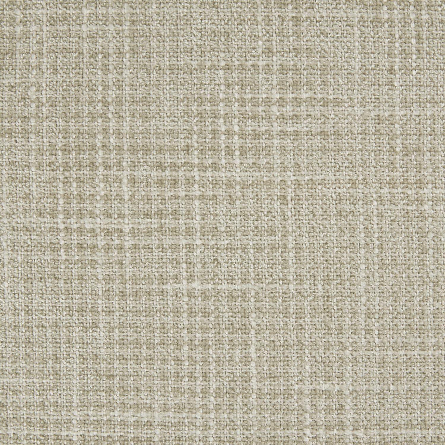 imageMartha Stewart Holls A Pair Dining Chairs Swoop Arm Curved Upholstered Back Round Piping Foam Seat Cushion Modern Kitchen Furniture Dark Finished Solid Wood Legs 35 H Beige 2 PieceHolls