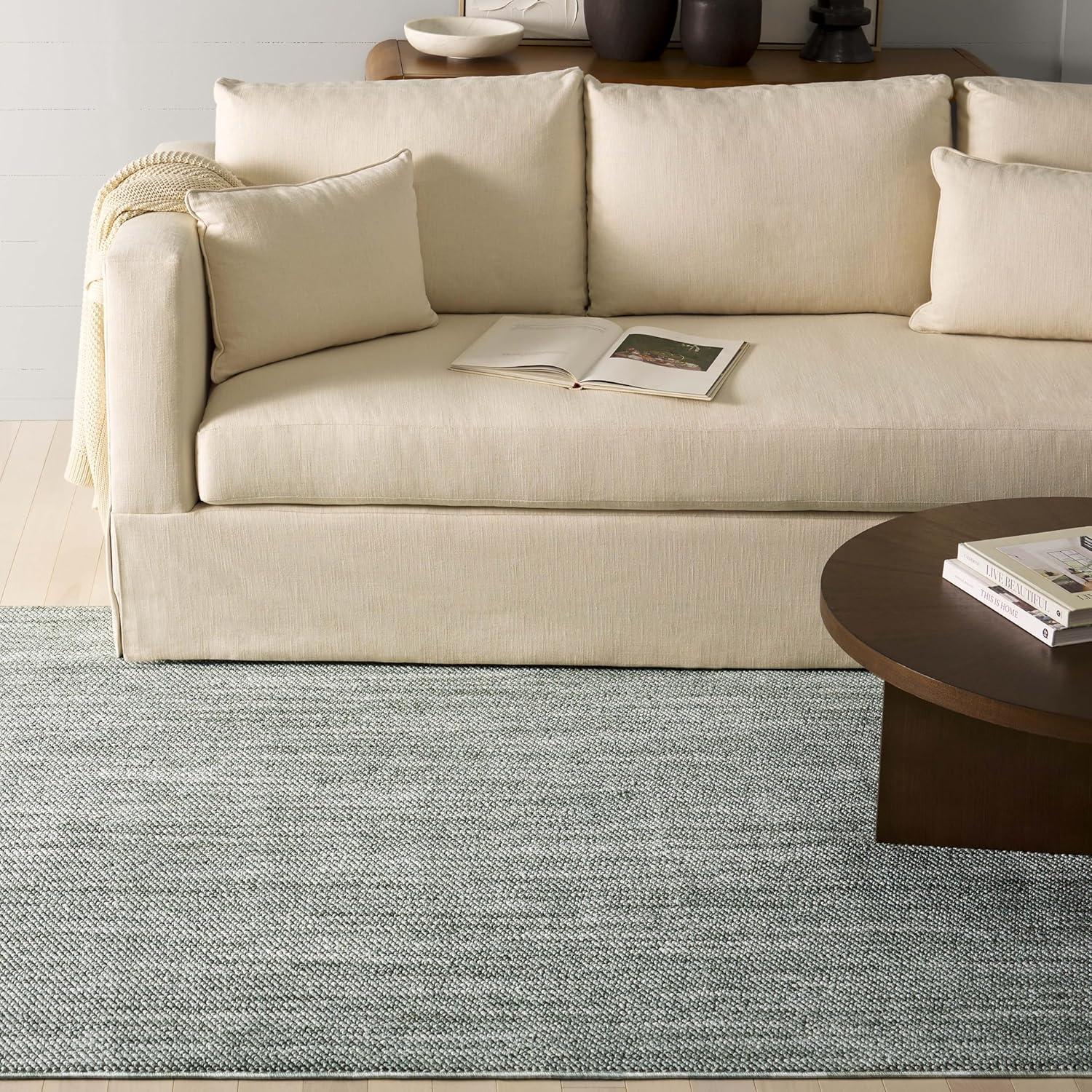 imageMartha Stewart x SAFAVIEH Area Rug Collection 5 x 8 Beige NonShedding amp Easy Cleaning Ideal for Living Room Bedroom Office Dining Space MSR920BGreen