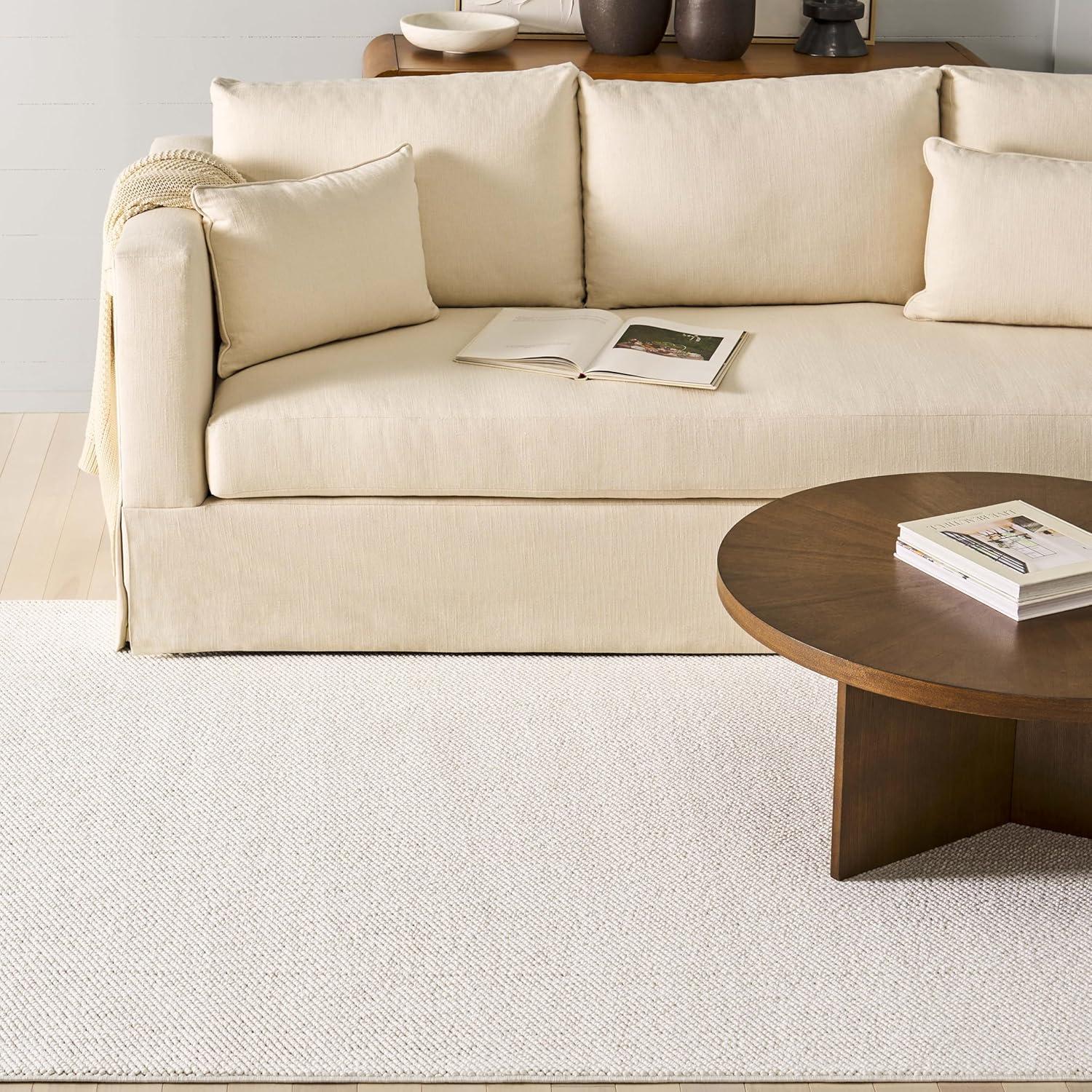 imageMartha Stewart x SAFAVIEH Area Rug Collection 5 x 8 Beige NonShedding amp Easy Cleaning Ideal for Living Room Bedroom Office Dining Space MSR920BIvory