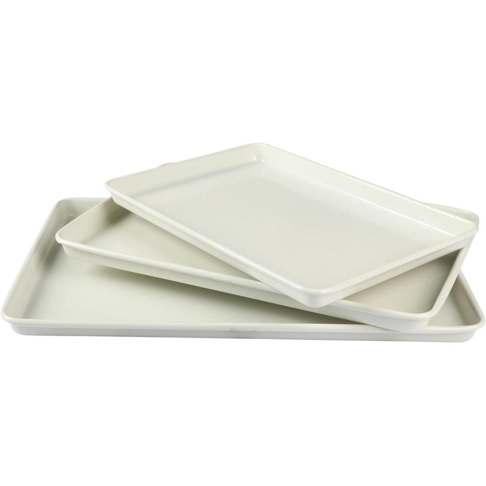 imageMartha Stewart Gallen 9Inch Nonstick Carbon Steel Loaf Pan  Teal Durable Bakeware for Even Baking and Easy ReleaseLinen White Set