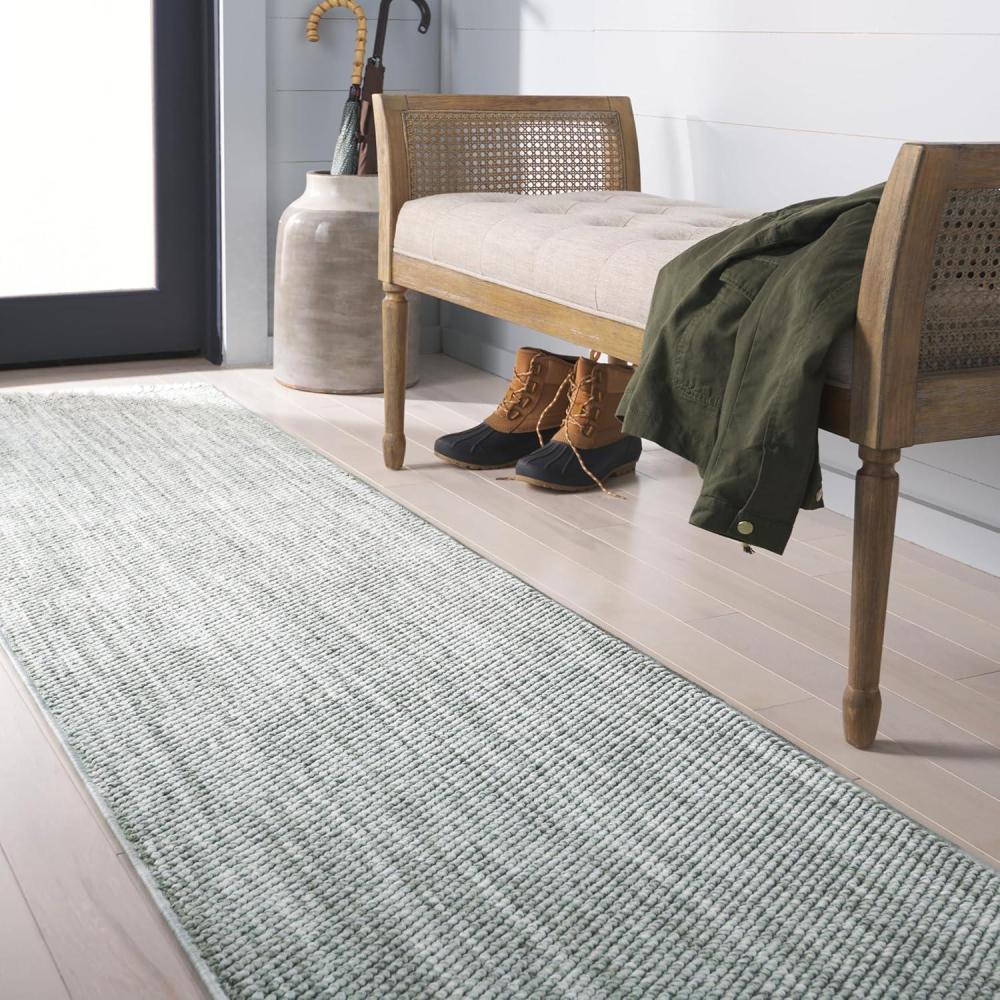 imageMartha Stewart x SAFAVIEH Area Rug Collection  5 x 8 Beige NonShedding amp Easy Cleaning Ideal for Living Room Bedroom Office Dining Space MSR920BGreen