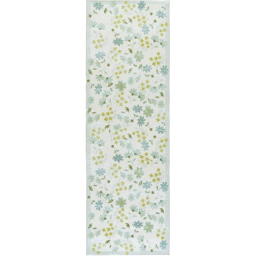 imageMartha Stewart x SAFAVIEH Machine Washable Area Rug Collection  5 x 8 Beige amp Light Green Slip Resistant amp Easy Cleaning Ideal for Ideal for Living Room Bedroom Dining Space MSRW189BBeigeLight Green
