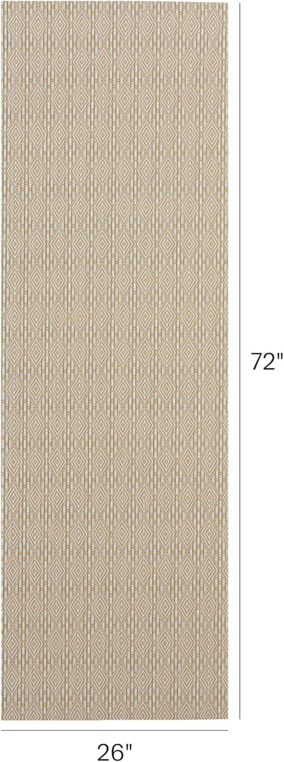 imageChilewich Martha by Martha Stewart Boxwood Rug in Abalone 23 x 36 Easy Care Premium IndoorOutdoor Floor Mat for Entry Kitchen Bath Pool with NonSlip BackingWheat