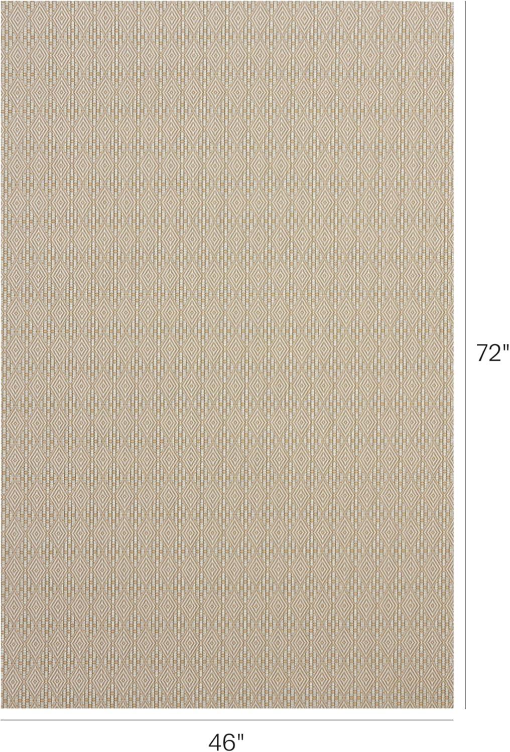 imageChilewich Martha by Martha Stewart Boxwood Rug in Abalone 23 x 36 Easy Care Premium IndoorOutdoor Floor Mat for Entry Kitchen Bath Pool with NonSlip BackingWheat