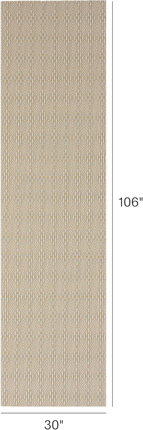 imageChilewich Martha by Martha Stewart Boxwood Rug in Abalone 23 x 36 Easy Care Premium IndoorOutdoor Floor Mat for Entry Kitchen Bath Pool with NonSlip BackingWheat
