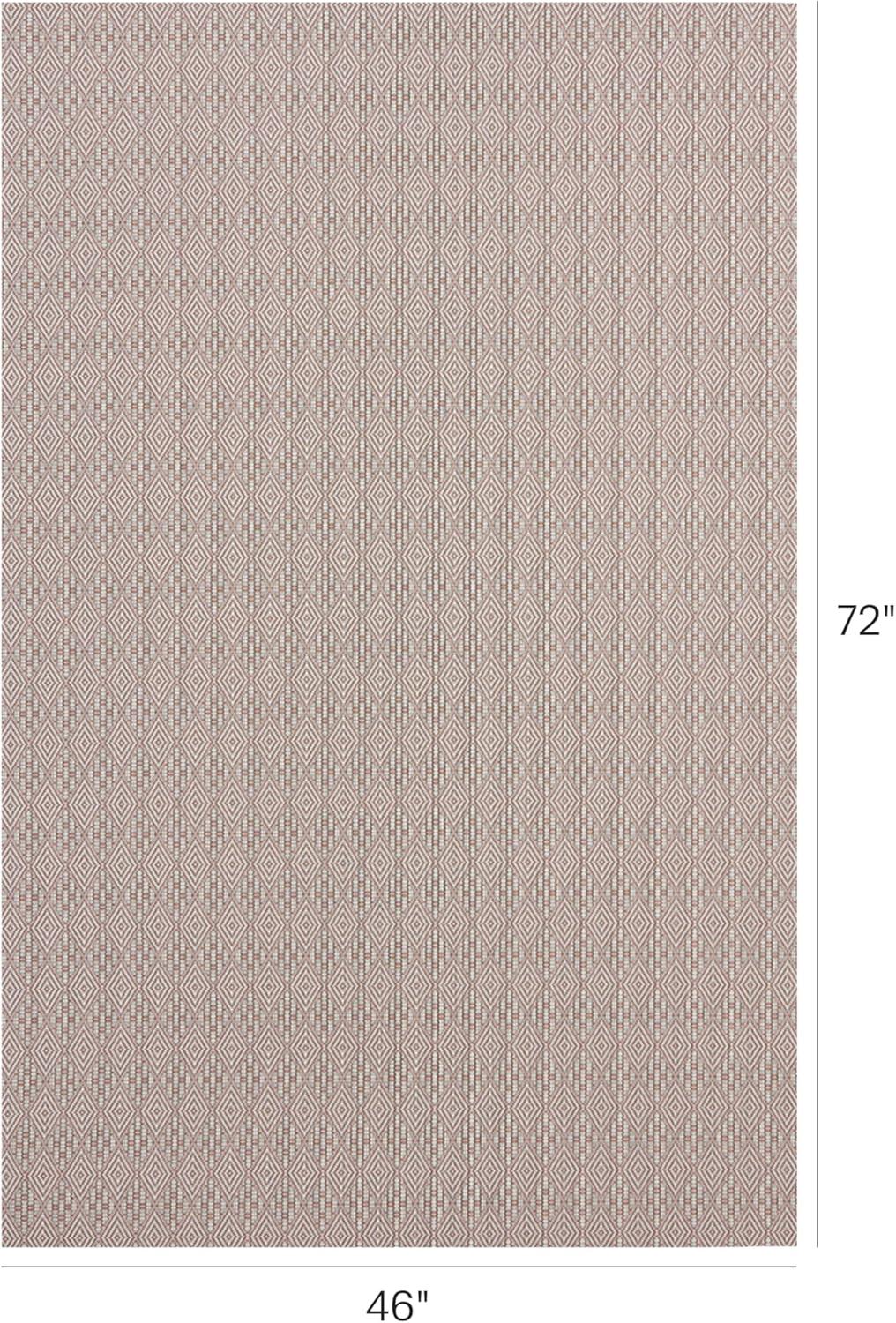 imageChilewich Martha by Martha Stewart Boxwood Rug in Abalone 23 x 36 Easy Care Premium IndoorOutdoor Floor Mat for Entry Kitchen Bath Pool with NonSlip BackingBurnt Coral