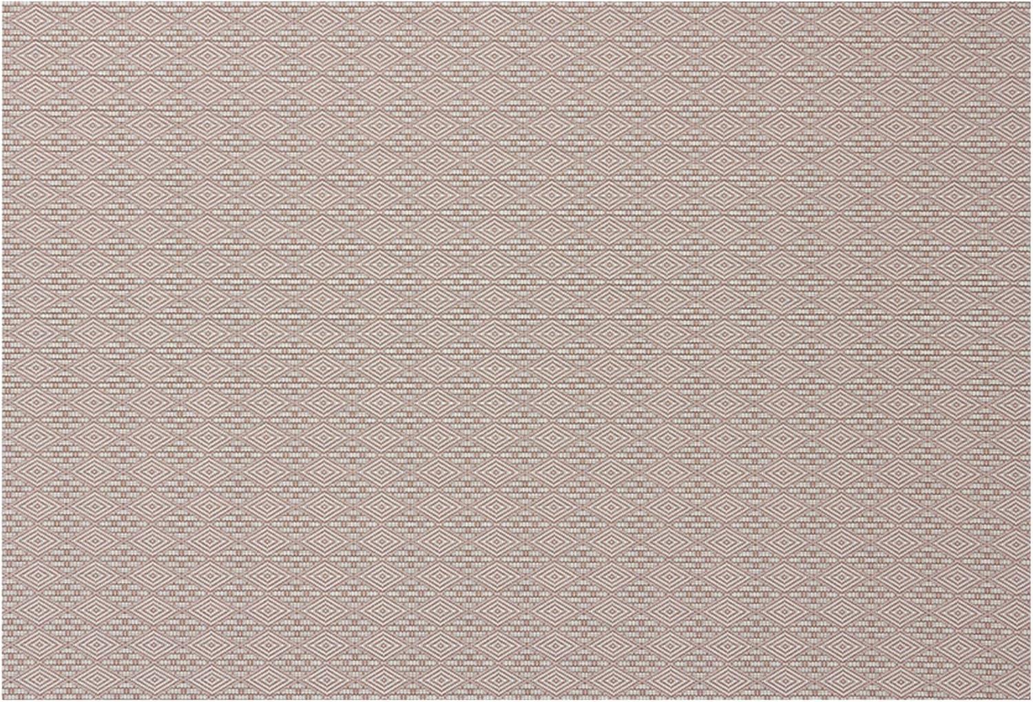 imageChilewich Martha by Martha Stewart Boxwood Rug in Abalone 23 x 36 Easy Care Premium IndoorOutdoor Floor Mat for Entry Kitchen Bath Pool with NonSlip BackingBurnt Coral