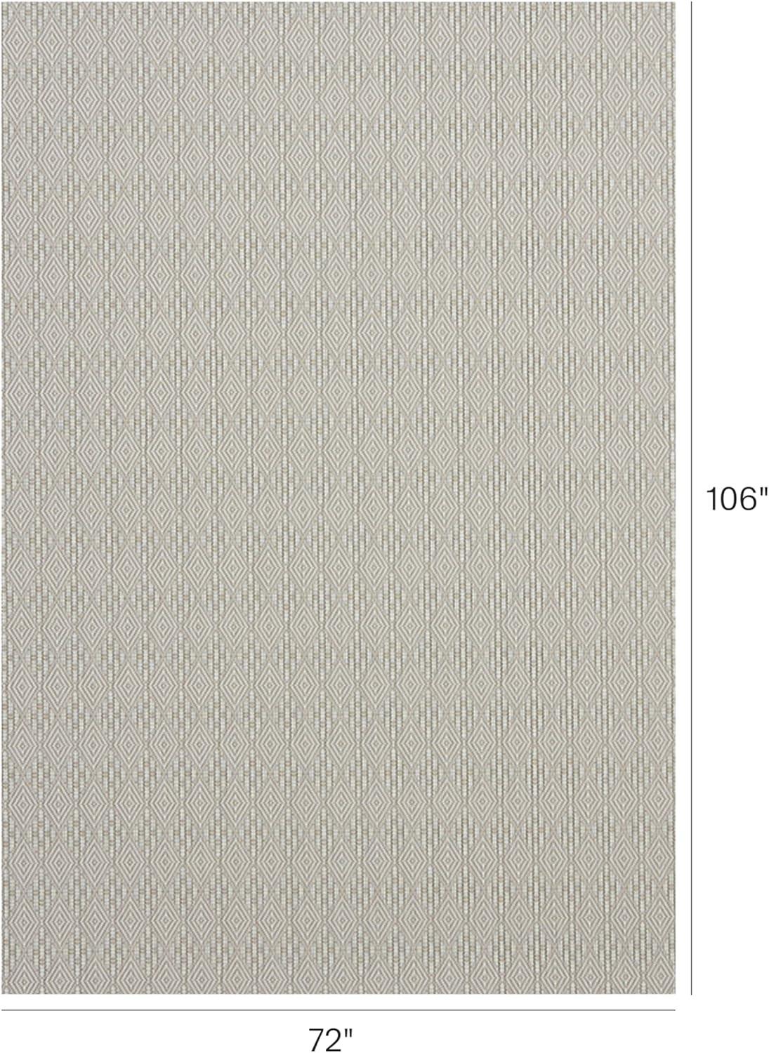 imageChilewich Martha by Martha Stewart Boxwood Rug in Abalone 23 x 36 Easy Care Premium IndoorOutdoor Floor Mat for Entry Kitchen Bath Pool with NonSlip BackingFlax