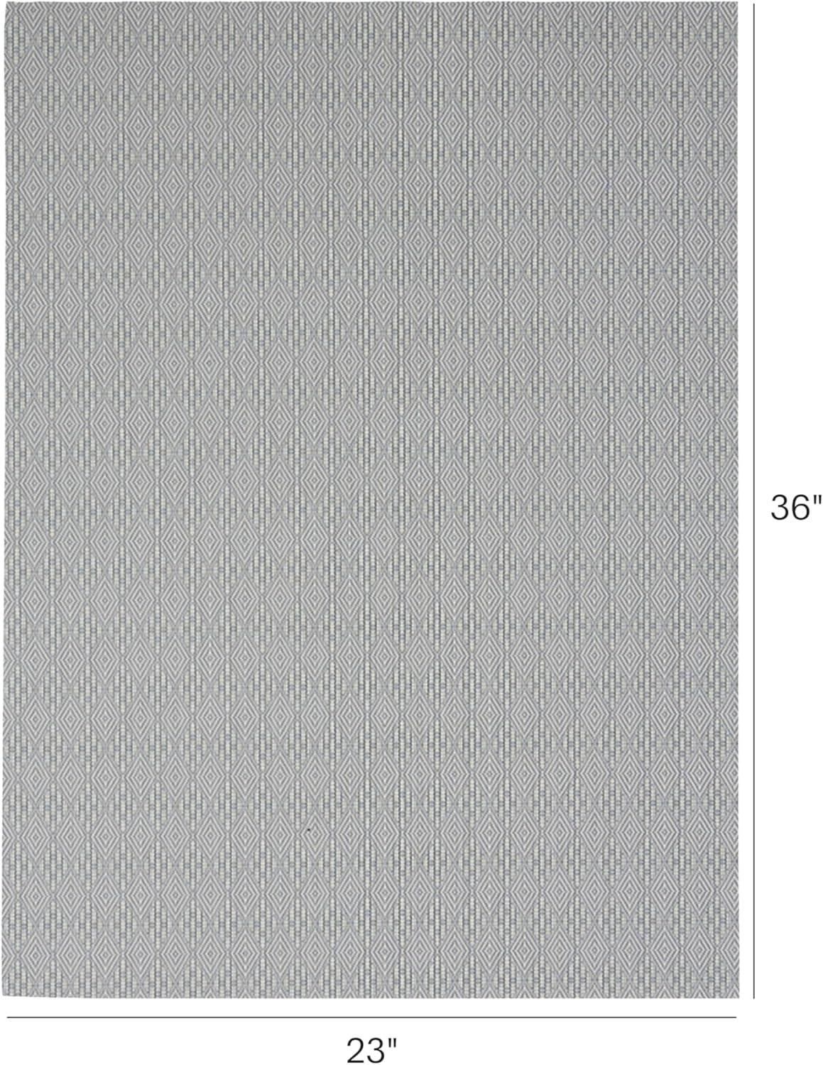 imageChilewich Martha by Martha Stewart Boxwood Rug in Abalone 23 x 36 Easy Care Premium IndoorOutdoor Floor Mat for Entry Kitchen Bath Pool with NonSlip BackingSea