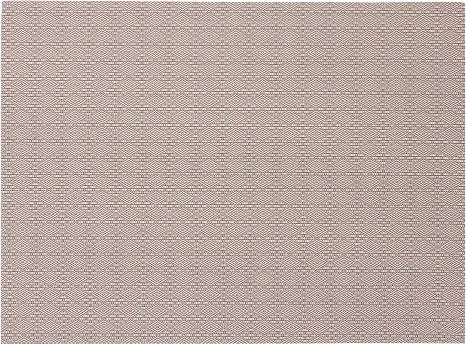 imageChilewich Martha by Martha Stewart Boxwood Rug in Abalone 23 x 36 Easy Care Premium IndoorOutdoor Floor Mat for Entry Kitchen Bath Pool with NonSlip BackingBurnt Coral