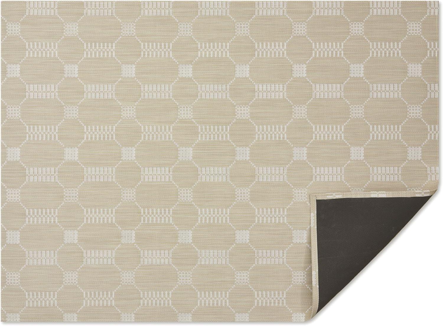 imageChilewich Martha by Martha Stewart Coverlet Rug in Wheat 23x36 Easy Care Premium IndoorOutdoor Floor Mat for Entry Kitchen Bath Pool with NonSlip BackingFlax