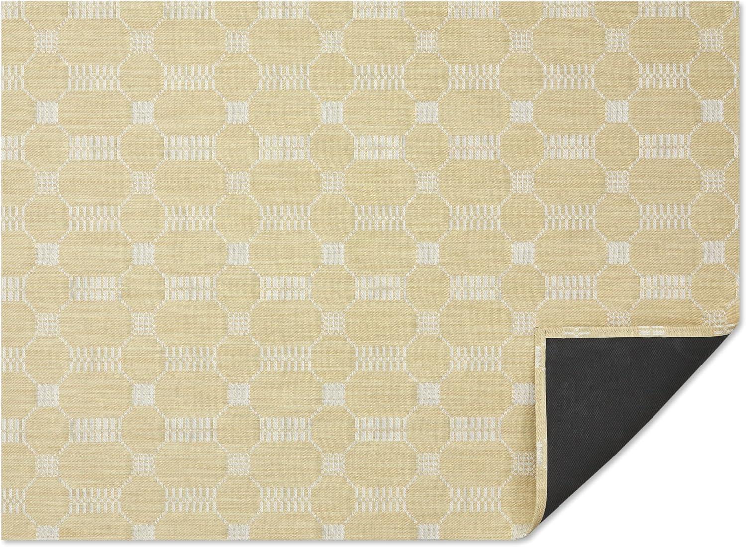 imageChilewich Martha by Martha Stewart Coverlet Rug in Wheat 23x36 Easy Care Premium IndoorOutdoor Floor Mat for Entry Kitchen Bath Pool with NonSlip BackingWheat