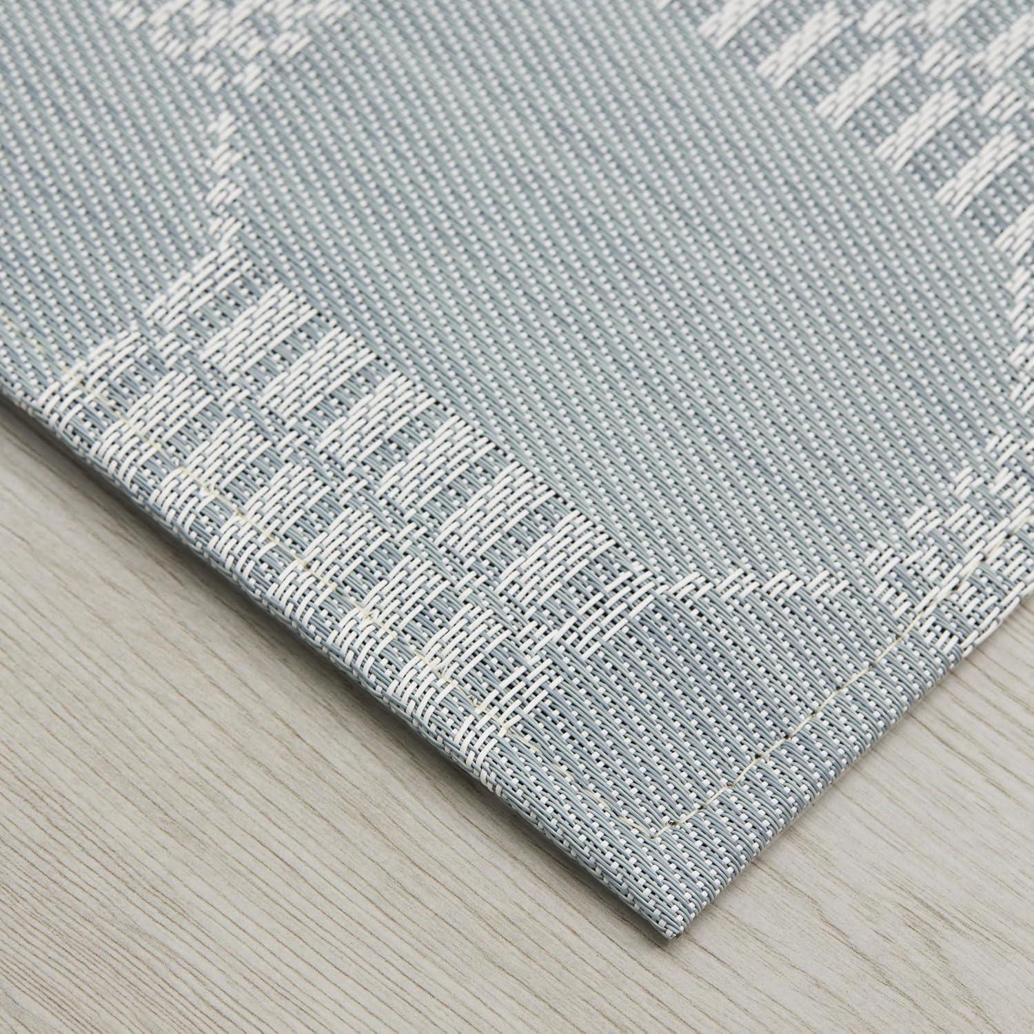 imageChilewich Martha by Martha Stewart Coverlet Rug in Wheat 23x36 Easy Care Premium IndoorOutdoor Floor Mat for Entry Kitchen Bath Pool with NonSlip BackingSea
