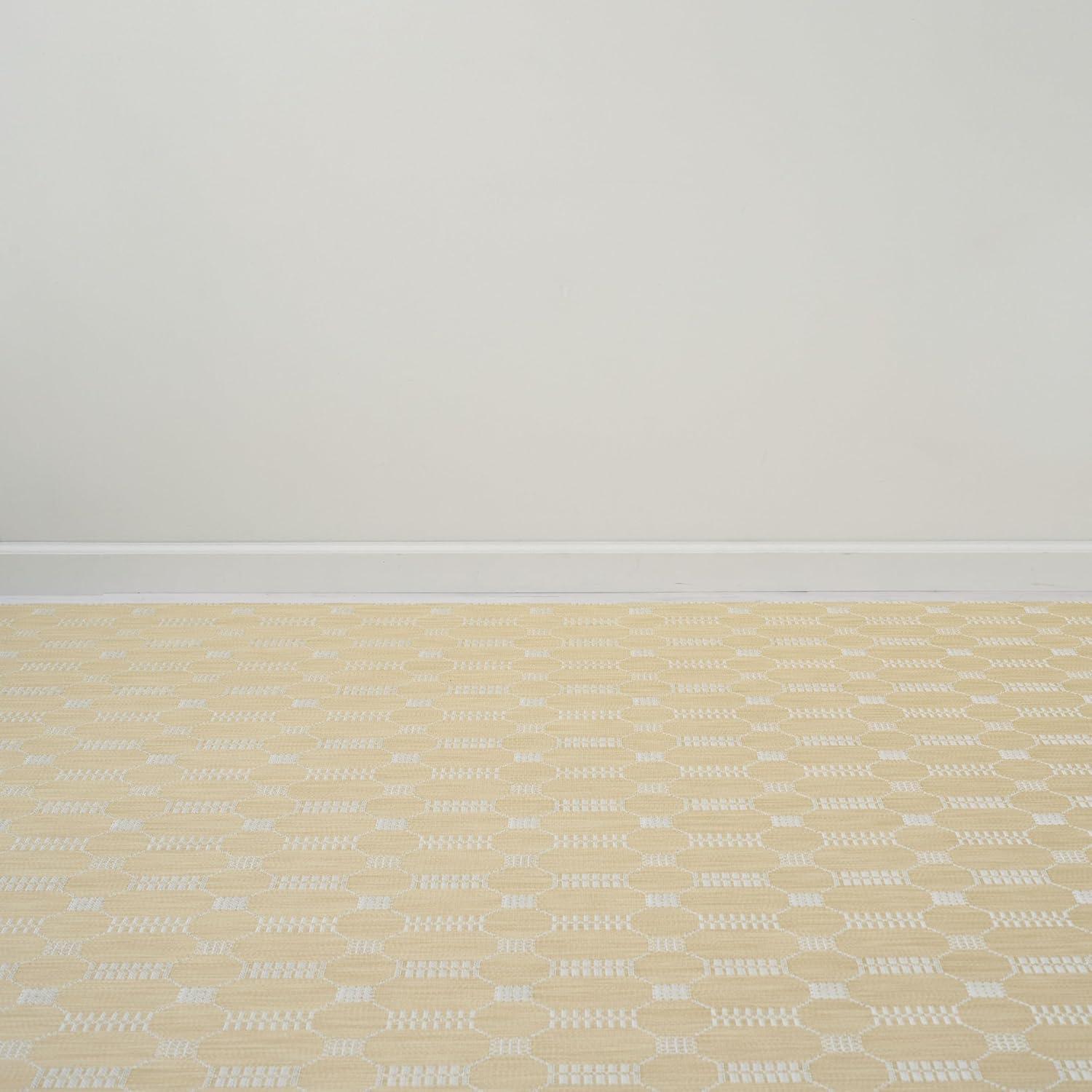imageChilewich Martha by Martha Stewart Coverlet Rug in Wheat 23x36 Easy Care Premium IndoorOutdoor Floor Mat for Entry Kitchen Bath Pool with NonSlip BackingWheat
