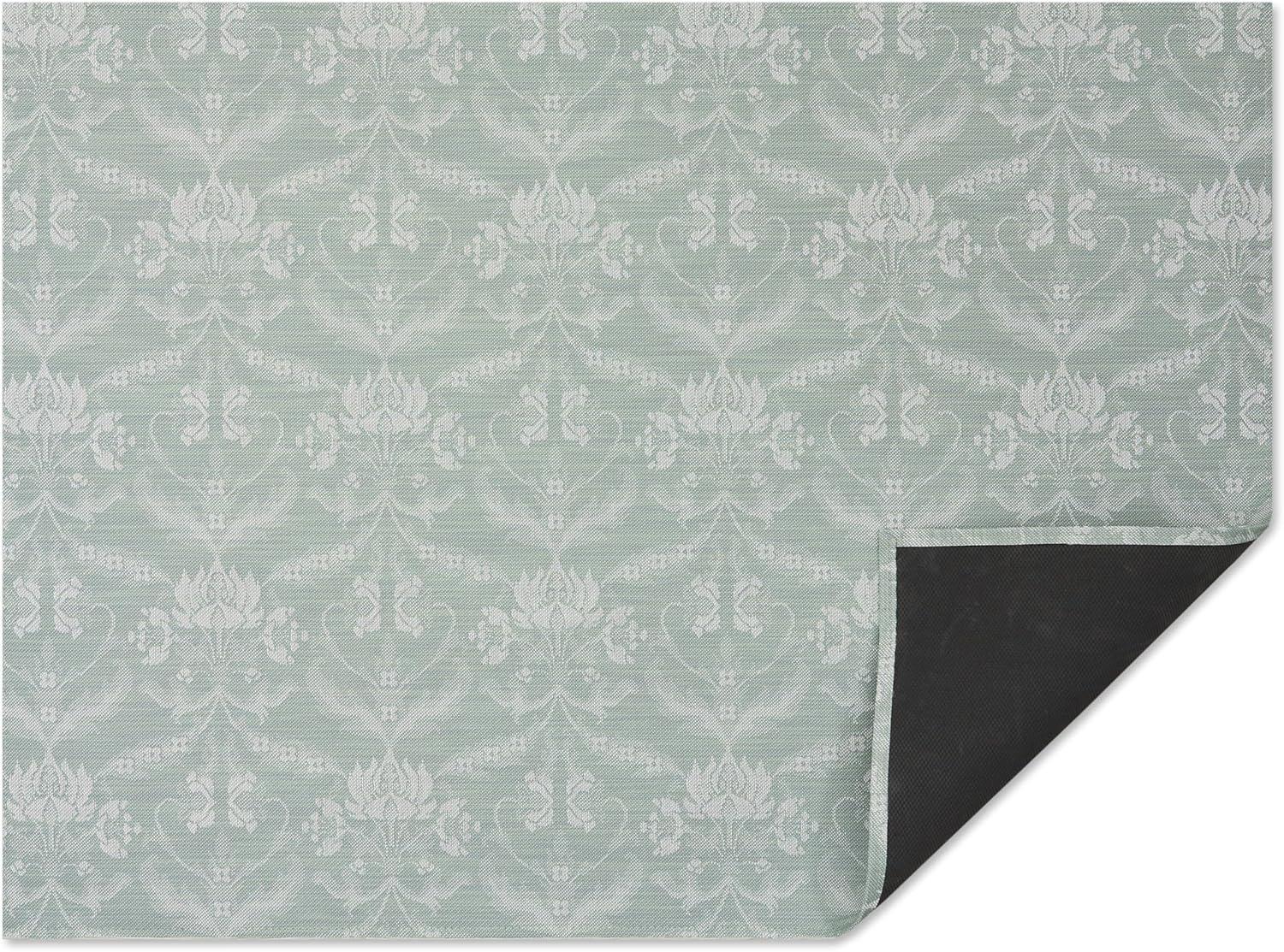 imageChilewich Martha by Martha Stewart Damask Rug in Abalone 23x36 Easy Care Premium IndoorOutdoor Floor Mat for Entry Kitchen Bath Pool with NonSlip BackingAbalone