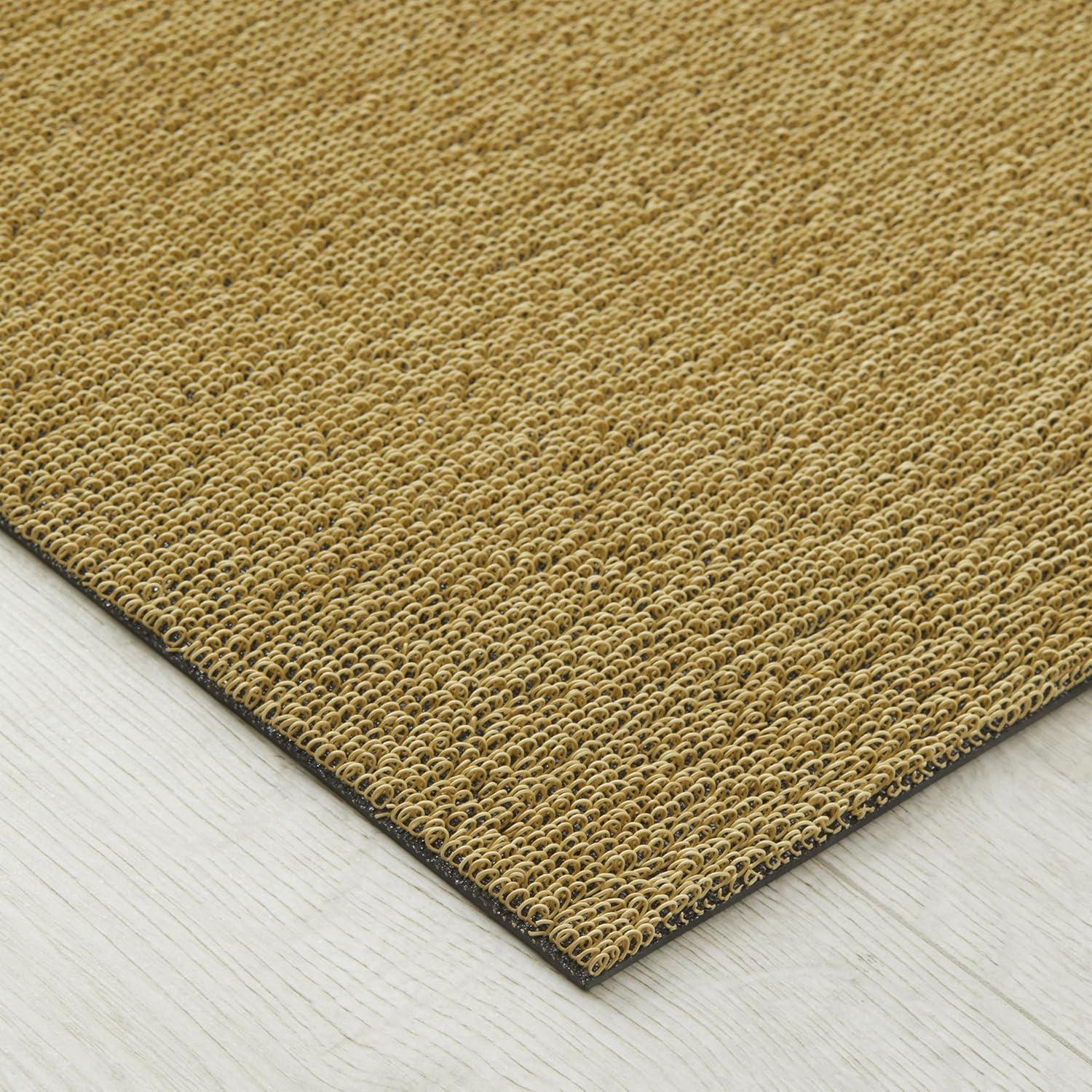 imageChilewich Martha by Martha Stewart Heathered Shag Floor Mat in Wheat 21x36 Easy Care Welcome Mat Premium IndoorOutdoor Tufted Rug for Entry Kitchen Bath Pool with Weatherproof Backing