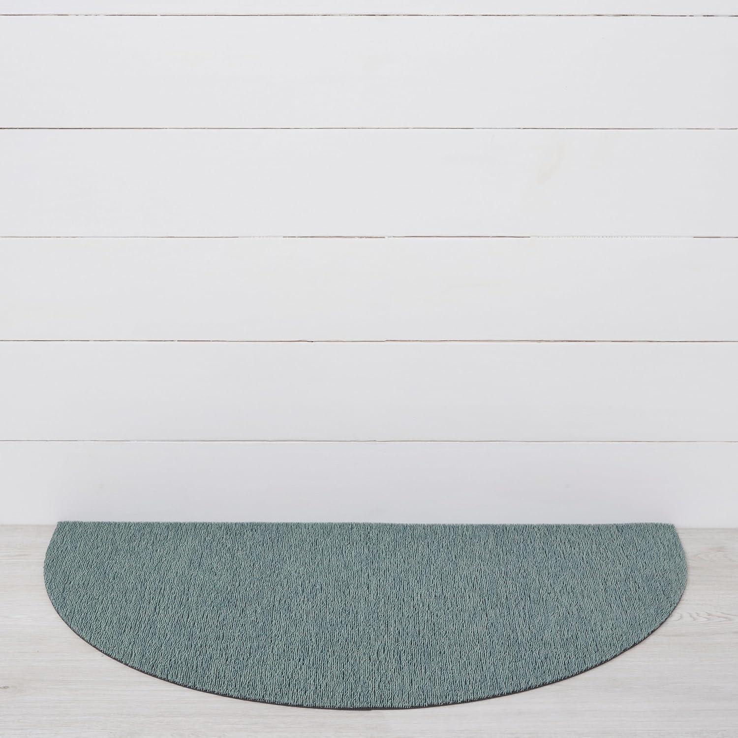 imageChilewich Martha by Martha Stewart Heathered Shag Runner in Flax 2x6 Easy Care Premium IndoorOutdoor Tufted Rug for Entry Kitchen Bath Pool with Weatherproof BackingAbalone