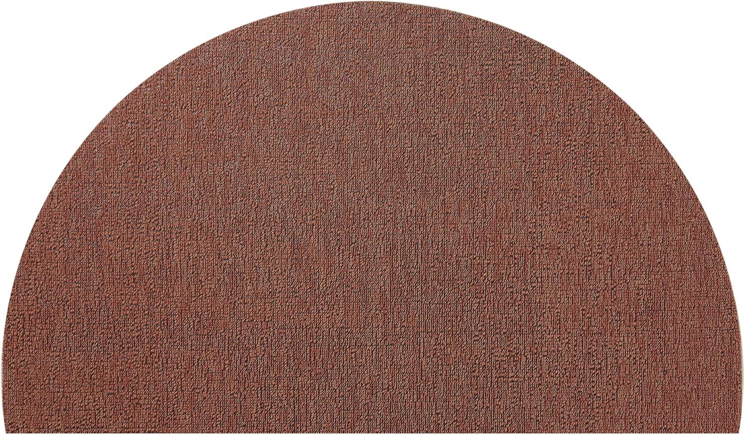 imageChilewich Martha by Martha Stewart Heathered Shag Runner in Flax 2x6 Easy Care Premium IndoorOutdoor Tufted Rug for Entry Kitchen Bath Pool with Weatherproof BackingBurnt Coral